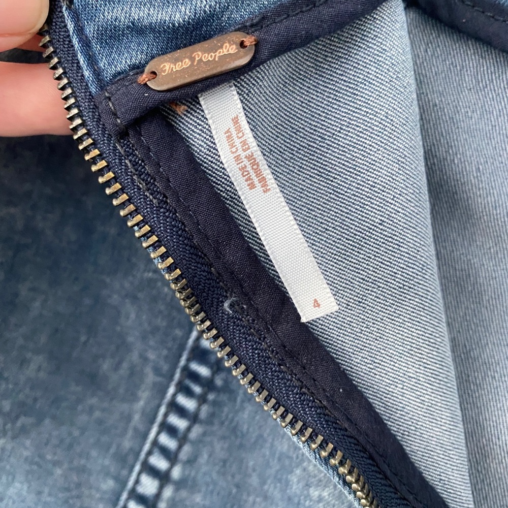 Free People Femme Denim Mini Skirt - Picture 6 of 6